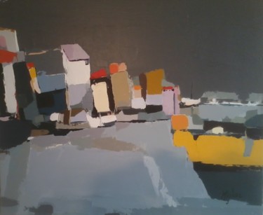 Painting titled "Ostende" by Migliore, Original Artwork