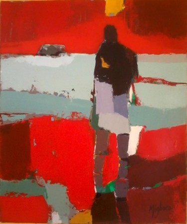 Painting titled "Le voyageur" by Migliore, Original Artwork