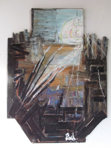 Peinture intitulée "Ombre et lumière N°9" par Béatrice Pillard, Œuvre d'art originale, Pigments