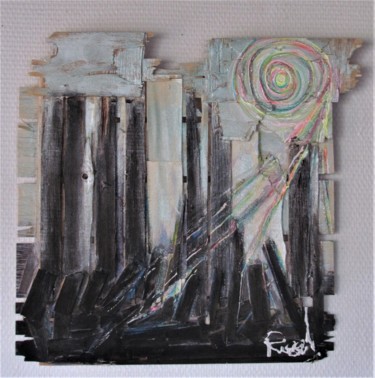 Картина под названием "Ombre et lumière N°4" - Béatrice Pillard, Подлинное произведение искусства, Пигменты