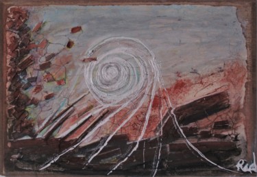 Painting titled "ombre et lumière N°3" by Béatrice Pillard, Original Artwork, Pigments