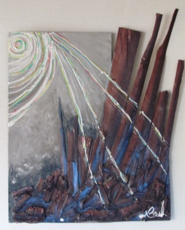 Peinture intitulée "Ombre et lumière N°…" par Béatrice Pillard, Œuvre d'art originale, Huile