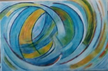 Peinture intitulée "Mouvement 1" par Béatrice Travers, Œuvre d'art originale, Huile