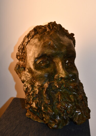 Sculpture titled "Rodin" by Bhyest, Original Artwork, Terra cotta