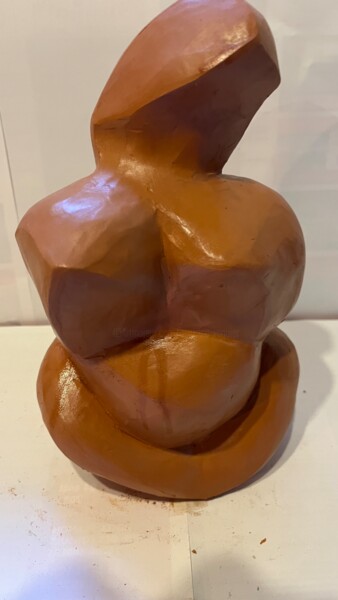 Sculpture intitulée "Femme trèfle" par Terredediane, Œuvre d'art originale, Argile