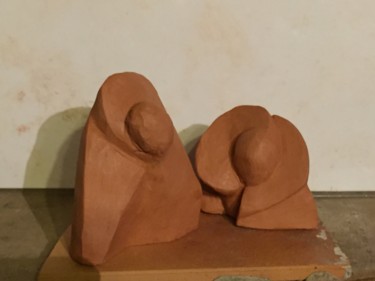 Sculpture titled "PETITES FIGURINES" by Terredediane, Original Artwork, Clay