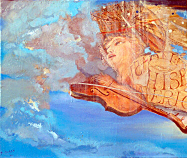 Malarstwo zatytułowany „19 - ANGEL MUSICO .…” autorstwa Beatriz Zucaro, Oryginalna praca, Olej Zamontowany na Drewniana rama…