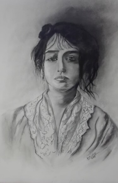Drawing titled "Camille Claudel  pa…" by Beatrice Auriol Besombes, Original Artwork, Pastel