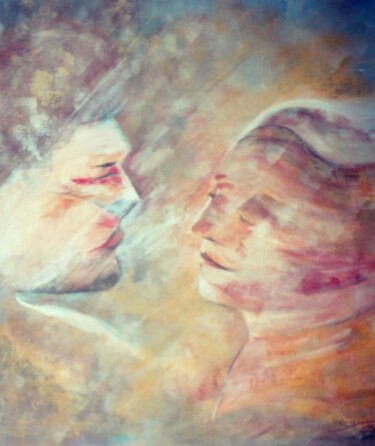 Painting titled "nous" by Beatrice Auriol Besombes, Original Artwork, Oil
