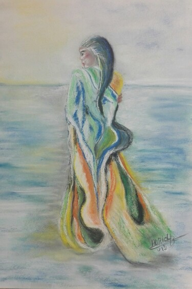 Peinture intitulée "rêverie" par Beatrice Auriol Besombes, Œuvre d'art originale, Pastel