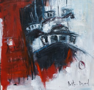 Peinture intitulée "Au Port" par Beatrice Bossard, Œuvre d'art originale, Acrylique