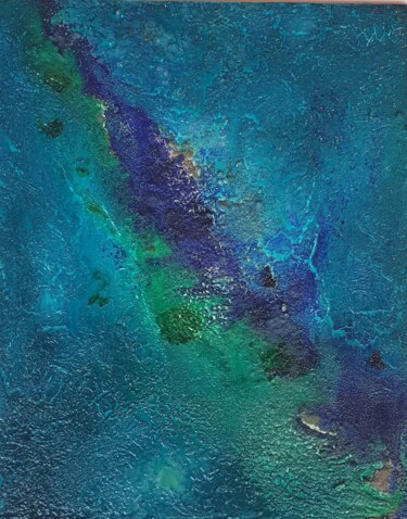 Pittura intitolato "Image Satellite" da Béatrice Burel, Opera d'arte originale, Acrilico