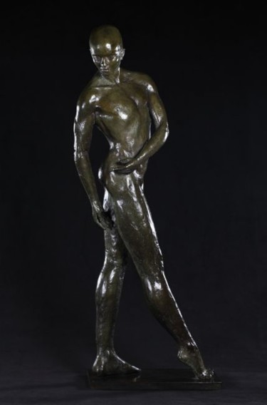 Sculpture intitulée "Anndrogyne" par Trixie, Œuvre d'art originale, Métaux
