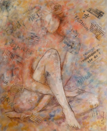 Peinture intitulée "draft" par Bea Rialland, Œuvre d'art originale, Acrylique