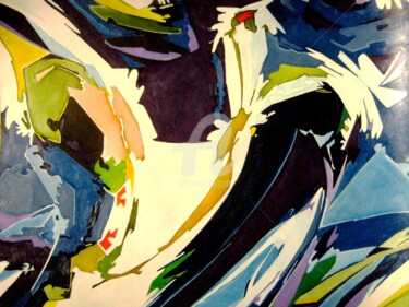 Картина под названием "Шторм" - Беатрисса, Подлинное произведение искусства