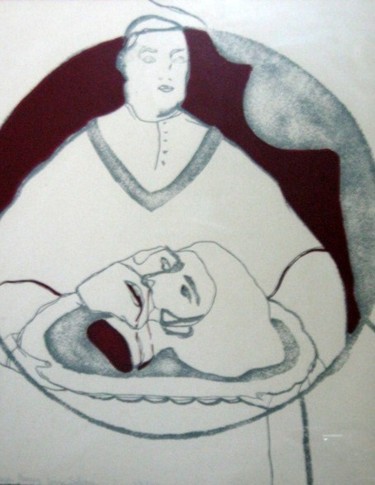 Pintura titulada "Salomé" por Beatriz Gonzales, Obra de arte original