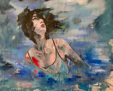 Peinture intitulée "Respira" par Beatriz Moya, Œuvre d'art originale, Acrylique