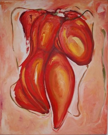 Painting titled "Analogy" by Beatriz Galindofernandez, Original Artwork