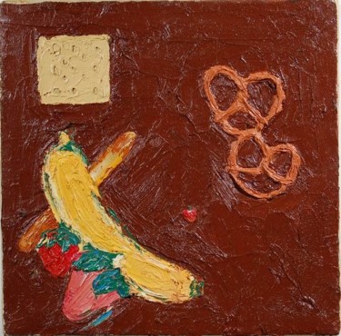 Schilderij getiteld "Nutella 2" door Beatriz Galindofernandez, Origineel Kunstwerk
