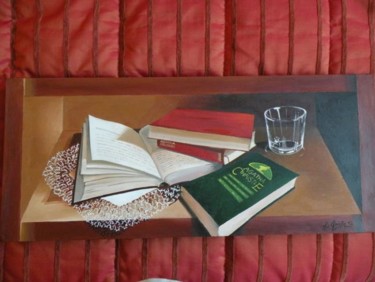 Painting titled "El descanso" by Arezzo, Original Artwork, Oil