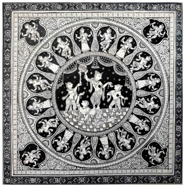 Untitled Ζωγραφική με τίτλο "Untitled" από Bebek Rana, Αυθεντικά έργα τέχνης, Ακρυλικό