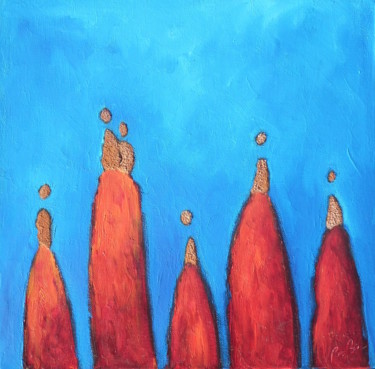 Sans titre Painting titled "Sans titre" by Bebu, Original Artwork