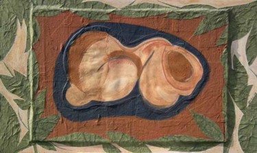 Peinture intitulée "Dans le ventre du m…" par Bebu, Œuvre d'art originale, Huile