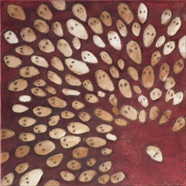 Peinture intitulée "Graines de Wouzwous…" par Bebu, Œuvre d'art originale, Huile