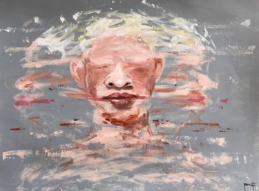 Peinture intitulée "Albinism 02" par Bechti, Œuvre d'art originale