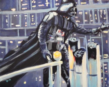 绘画 标题为“Vader” 由Becky Arner, 原创艺术品, 丙烯