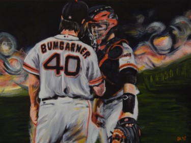 MadBum and Posey Painting titled "MadBum and Posey" by Becky Arner, Original Art, Acrylic
