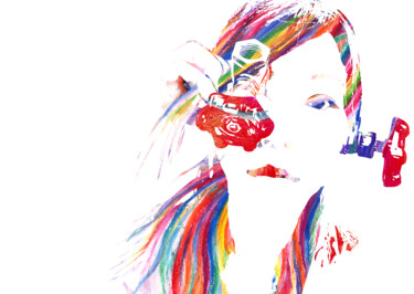 Цифровое искусство под названием "水道バルブはおしゃれだ" - 唄西繭子 / Mayuko Utanishi, Подлинное произведение искусства, Цифровая живопись