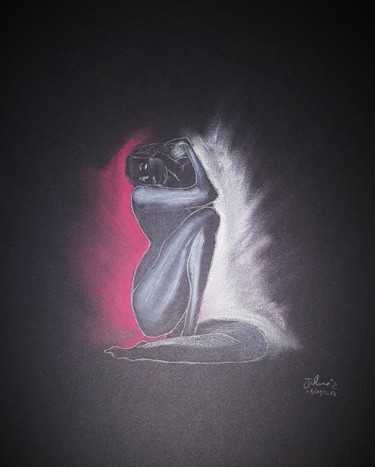 Drawing titled "She is not a wh*re.…" by Jihane Bekkaoui, Original Artwork