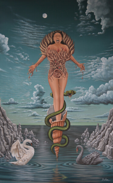 Haykırış Peinture intitulée "Haykırış" par Beklan Kızılçay, Œuvre d'art originale, Huile