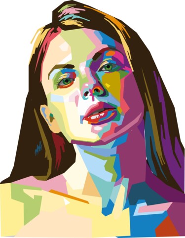 Digital Arts titled "Cindy" by Bela Kovacs, Original Artwork, 2D Digital Work