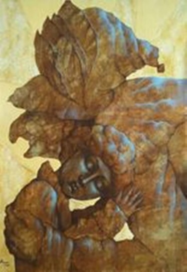 Pittura intitolato "Родные души / The K…" da Bela Lebedeva, Opera d'arte originale, Acrilico