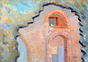Pittura intitolato "Jaffo dream" da Svetlana Belenkin, Opera d'arte originale, Olio Montato su Telaio per barella in legno