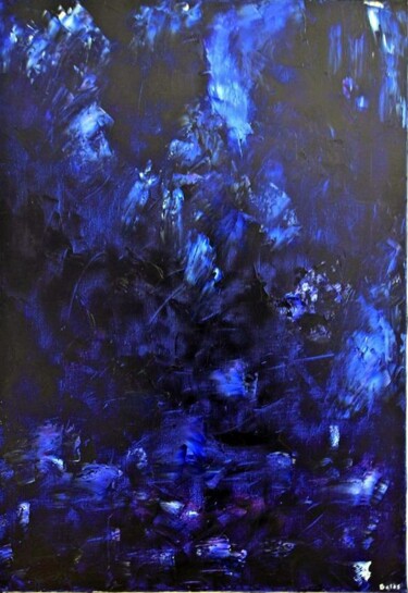 Painting titled "Espace" by Belas, Original Artwork, Oil