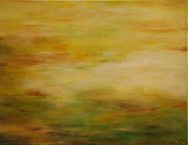 Painting titled "Plaine" by Belas, Original Artwork, Oil