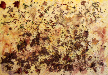 Painting titled "Nature morte" by Belas, Original Artwork, Oil Mounted on Wood Stretcher frame