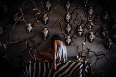Photographie intitulée "Día de caza" par Belén Olmedo, Œuvre d'art originale, Photographie numérique