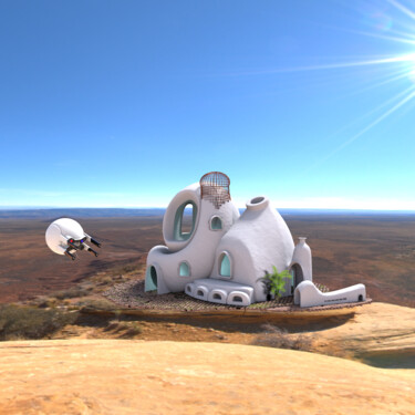 Arte digitale intitolato "Oblivion" da Belfeygor, Opera d'arte originale, Modellazione 3D