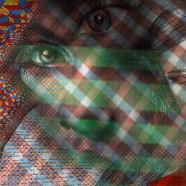 Digitale Kunst getiteld "yeux" door Belfeygor, Origineel Kunstwerk, 2D Digital Work