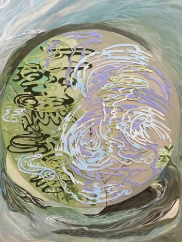 Peinture intitulée "TURBINI.jpeg" par Beline Loeb, Œuvre d'art originale, Acrylique Monté sur Autre panneau rigide