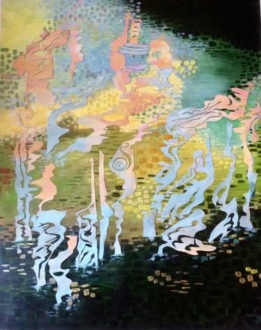 Pittura intitolato "MOTO ONDOSO" da Beline Loeb, Opera d'arte originale, Acrilico Montato su Altro pannello rigido