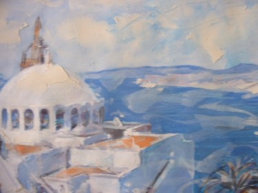 Painting titled "SAINTA CREUZ  ORAN" by Abdelkader Belkhorissat, Original Artwork, Oil