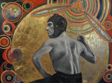 Картина под названием "Георгий Гурьянов" - Белла Матвеева, Подлинное произведение искусства, Масло
