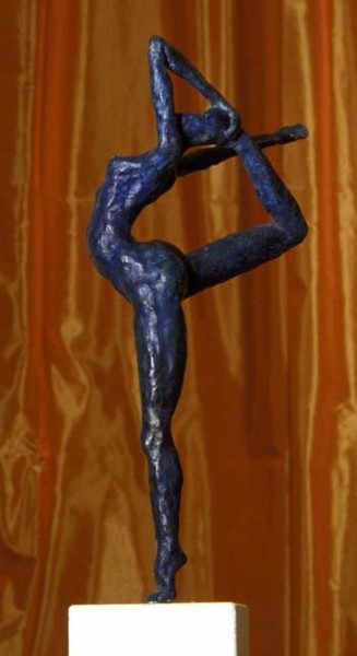 Sculpture titled "Arabesque 1" by Chantal Bellamy, Original Artwork, Metals