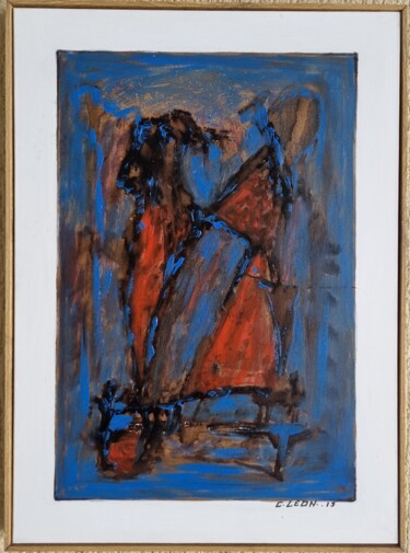 Pittura intitolato "abstract collor" da Bellasartes Caldas Novas, Opera d'arte originale, Olio
