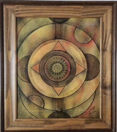 Peinture intitulée "cubos" par Bellasartes Caldas Novas, Œuvre d'art originale, Acrylique